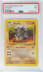 V1794: 2000: Rhydon: 59/130: Base 2: Game: PSA: 7: NM: 102261301
